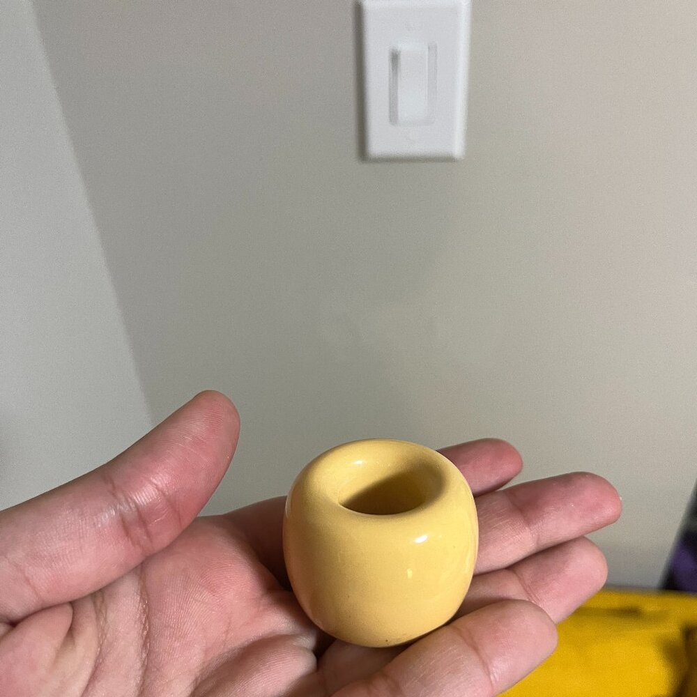 Donut Ceramic Toothbrush Holder Base